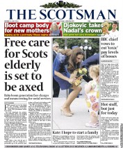 The Scotsman () Newspaper Front Page for 4 July 2011
