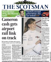 The Scotsman () Newspaper Front Page for 4 July 2014