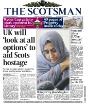 The Scotsman () Newspaper Front Page for 4 September 2014