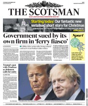 The Scotsman () Newspaper Front Page for 5 December 2019