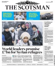 The Scotsman () Newspaper Front Page for 5 February 2016