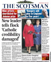 The Scotsman () Newspaper Front Page for 5 March 2013