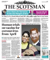 The Scotsman () Newspaper Front Page for 5 March 2020