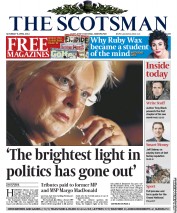 The Scotsman () Newspaper Front Page for 5 April 2014