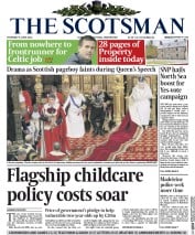 The Scotsman () Newspaper Front Page for 5 June 2014