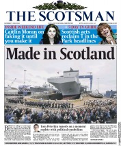 The Scotsman () Newspaper Front Page for 5 July 2014
