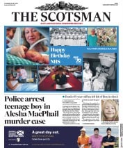 The Scotsman () Newspaper Front Page for 5 July 2018