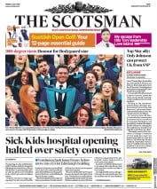 The Scotsman () Newspaper Front Page for 5 July 2019