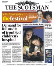The Scotsman () Newspaper Front Page for 5 August 2019