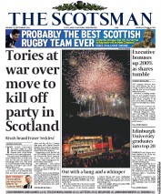 The Scotsman () Newspaper Front Page for 5 September 2011