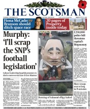 The Scotsman () Newspaper Front Page for 6 November 2014