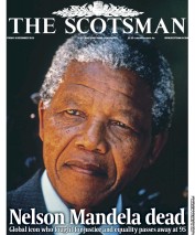 The Scotsman () Newspaper Front Page for 6 December 2013