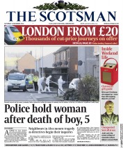 The Scotsman () Newspaper Front Page for 6 December 2014
