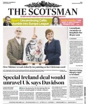 The Scotsman () Newspaper Front Page for 6 December 2017