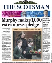 The Scotsman () Newspaper Front Page for 6 January 2015