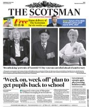 The Scotsman () Newspaper Front Page for 6 May 2020