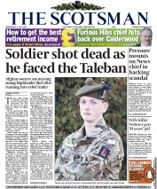 The Scotsman () Newspaper Front Page for 6 July 2011