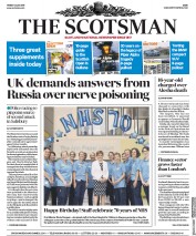 The Scotsman () Newspaper Front Page for 6 July 2018