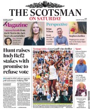 The Scotsman () Newspaper Front Page for 6 July 2019