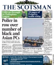 The Scotsman () Newspaper Front Page for 6 August 2015