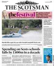 The Scotsman () Newspaper Front Page for 6 August 2018