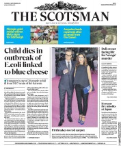 The Scotsman () Newspaper Front Page for 6 September 2016
