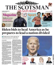 The Scotsman () Newspaper Front Page for 7 November 2020