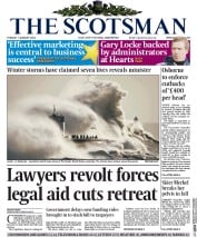 The Scotsman () Newspaper Front Page for 7 January 2014