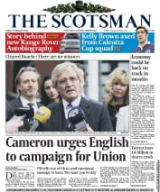 The Scotsman () Newspaper Front Page for 7 February 2014