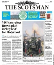 The Scotsman () Newspaper Front Page for 7 February 2017