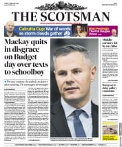 The Scotsman () Newspaper Front Page for 7 February 2020