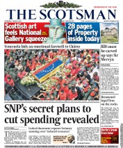 The Scotsman () Newspaper Front Page for 7 March 2013