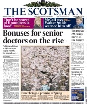 The Scotsman () Newspaper Front Page for 7 April 2015