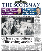 The Scotsman () Newspaper Front Page for 7 May 2013