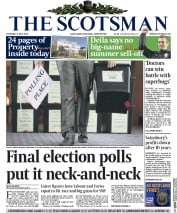 The Scotsman () Newspaper Front Page for 7 May 2015