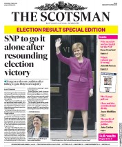 The Scotsman () Newspaper Front Page for 7 May 2016