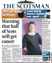 The Scotsman () Newspaper Front Page for 7 June 2013