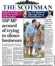The Scotsman () Newspaper Front Page for 7 July 2014