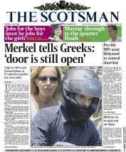 The Scotsman () Newspaper Front Page for 7 July 2015