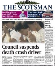 The Scotsman () Newspaper Front Page for 7 August 2015