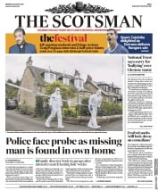 The Scotsman () Newspaper Front Page for 7 August 2017