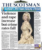 The Scotsman () Newspaper Front Page for 7 September 2011