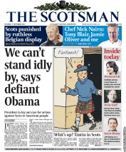 The Scotsman () Newspaper Front Page for 7 September 2013