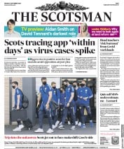 The Scotsman () Newspaper Front Page for 7 September 2020