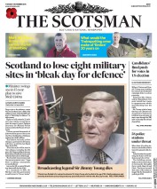 The Scotsman () Newspaper Front Page for 8 November 2016