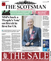 The Scotsman () Newspaper Front Page for 8 November 2018