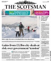 The Scotsman () Newspaper Front Page for 8 January 2018