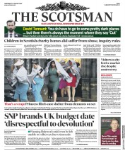 The Scotsman () Newspaper Front Page for 8 January 2020