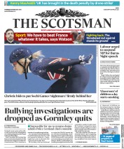 The Scotsman () Newspaper Front Page for 8 February 2018