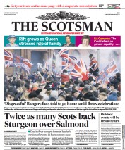The Scotsman () Newspaper Front Page for 8 March 2021